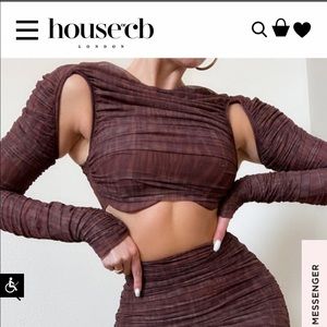 Brand new House of CB two piece outfit
